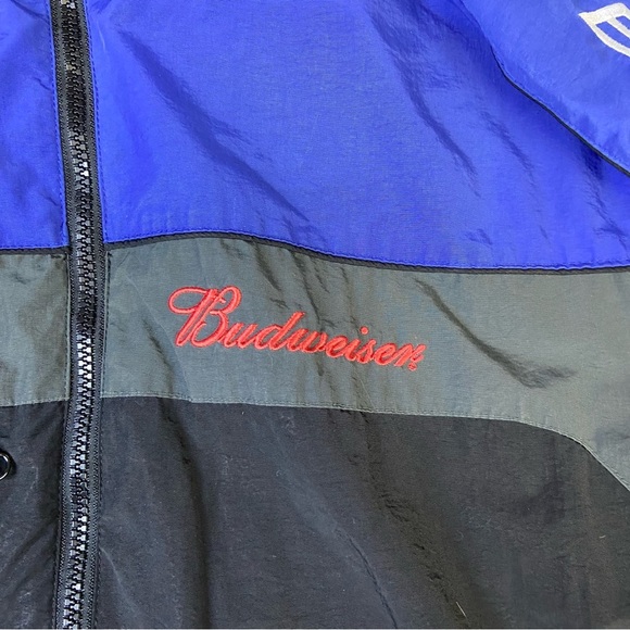 Vintage Budweiser Full Zip Jacket‎ Size Medium Men’s Black - Picture 8 of 16